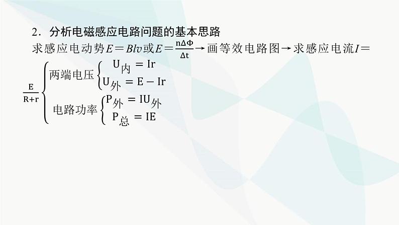 高中物理复习专题八电磁感应中的图象和电路问题课件第4页