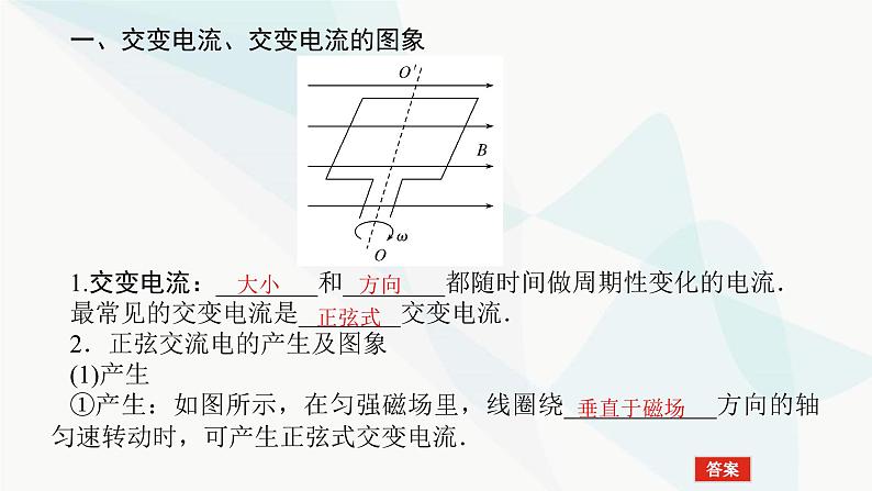 高中物理复习11-1交变电流的产生和描述课件03