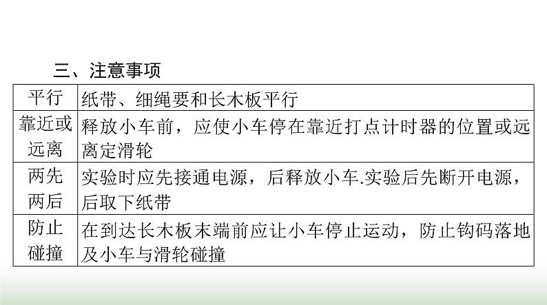 2024年高考物理一轮复习第一章实验一研究匀变速直线运动课件05