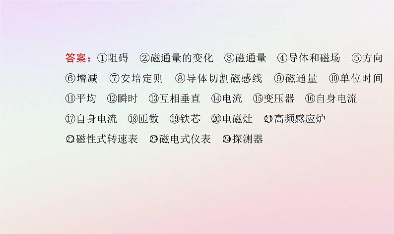 新教材2023高中物理第二章电磁感应章末复习提升课件粤教版选择性必修第二册03