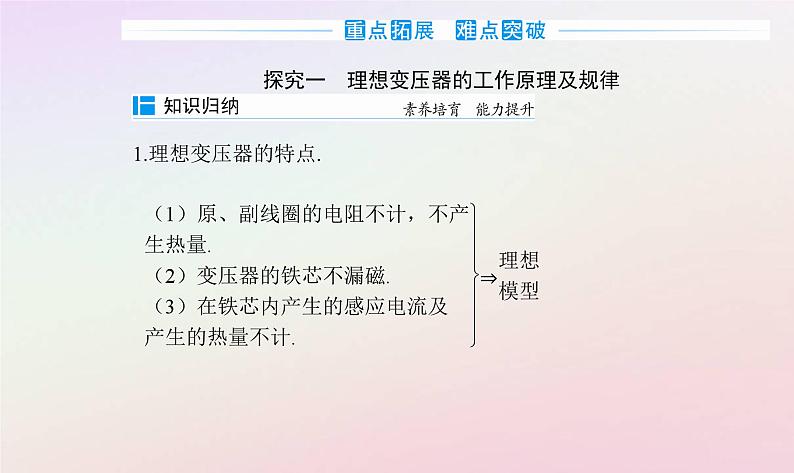 新教材2023高中物理第三章交变电流第三节变压器课件粤教版选择性必修第二册08