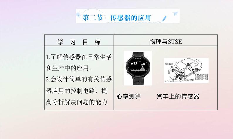 新教材2023高中物理第五章传感器第二节传感器的应用课件粤教版选择性必修第二册02