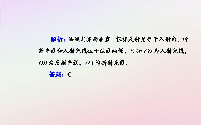 新教材2023高中物理第四章光及其应用第一节光的折射定律课件粤教版选择性必修第一册07