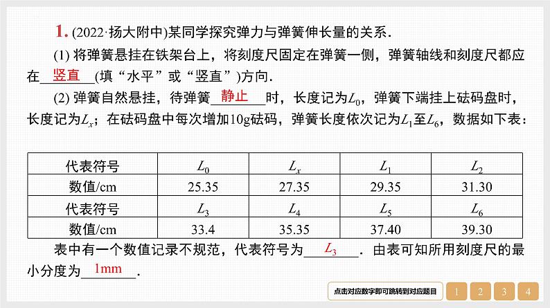 第2章　实验2　探究弹簧弹力与形变量的关系-【南方凤凰台】2024高考物理（基础版）一轮复习导学案+江苏（新教材新高考）配套精练课件PPT02