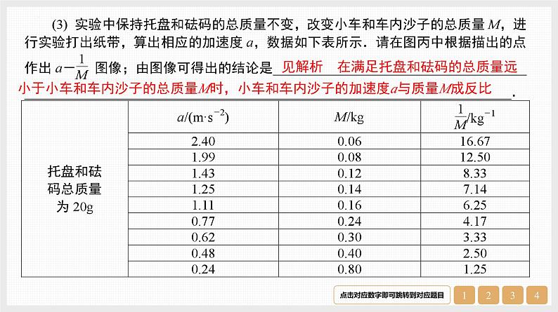 第3章　实验4　探究加速度与物体受力、物体质量的关系-【南方凤凰台】2024高考物理（基础版）一轮复习导学案 江苏（新教材新高考）配套精练课件PPT06