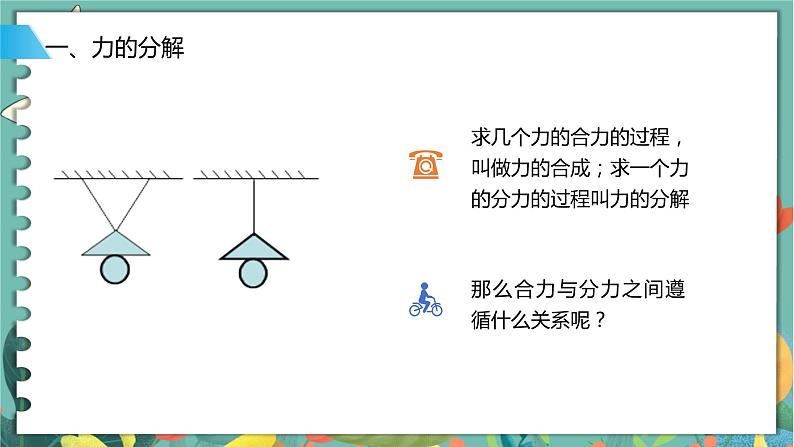 4.2力的分解  高中物理必修第一册鲁科[教学课件]04