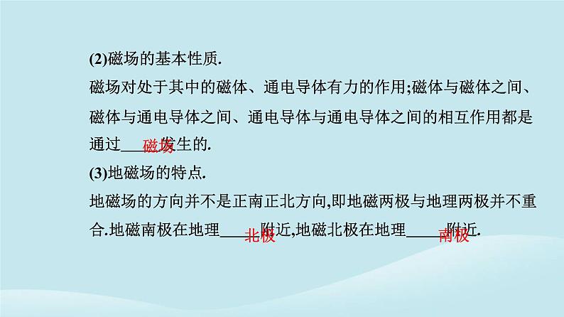 新教材2023高中物理第一章安培力与洛伦兹力1.1磁吃通电导线的作用力课件新人教版选择性必修第二册第4页