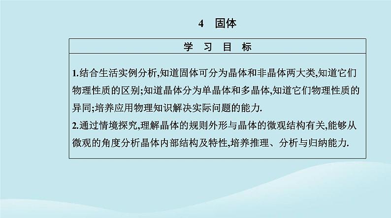 新教材2023高中物理第二章气体固体和液体2.4固体课件新人教版选择性必修第三册第2页