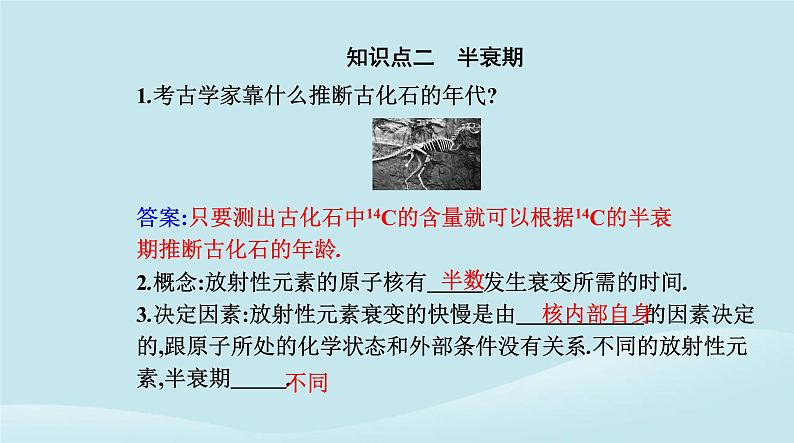 新教材2023高中物理第五章原子核5.2放射性元素的衰变课件新人教版选择性必修第三册第5页