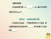 新教材2023高中物理第一章抛体运动第二节运动的合成与分解课件粤教版必修第二册