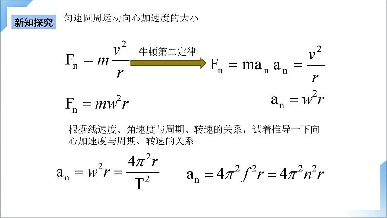 6.3 向心加速度 课件-人教版物理必修第二册07