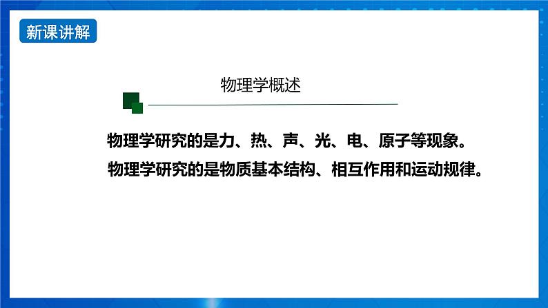 新人教版高中物理必修第一册《序言》课件+教案04