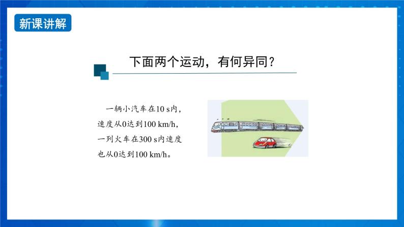 新人教版高中物理必修第一册1.4《速度变化快慢的描述—加速度》（1）课件+教案+任务单+练习07