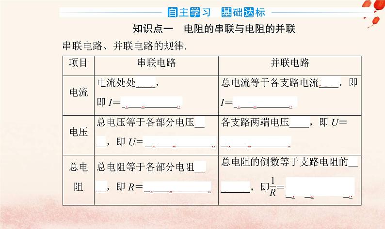 新教材2023高中物理第三章恒定电流第四节电阻的串联和并联课件粤教版必修第三册第3页