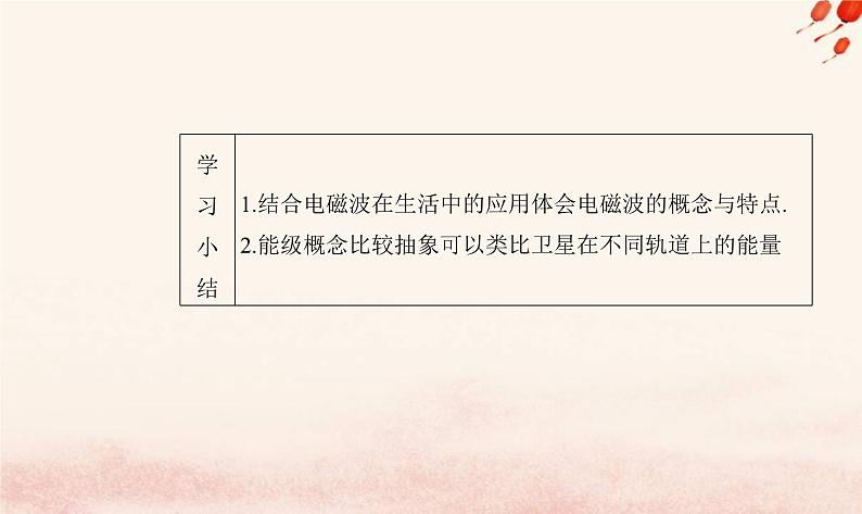 新教材2023高中物理第六章电磁现象与电磁波第四节电磁波及其应用第五节量子化现象课件粤教版必修第三册08