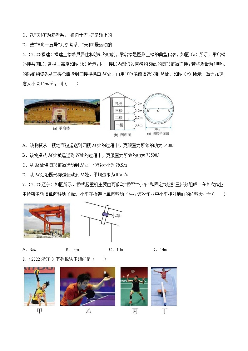 专题01 运动的描述- 十年（2014-2023）高考物理真题分项汇编（2份打包，原卷版+解析版）02