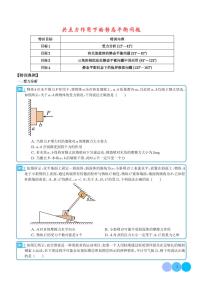 2024年高考物理一轮复习热点重点难点 共点力作用下的静态平衡问题（原卷版+解析版）