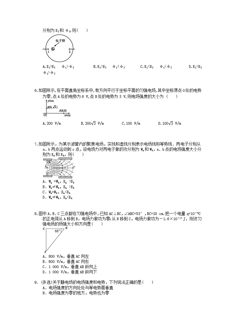 高考物理一轮复习 考点规范练习本20 电场能的性质（含答案解析）第2页