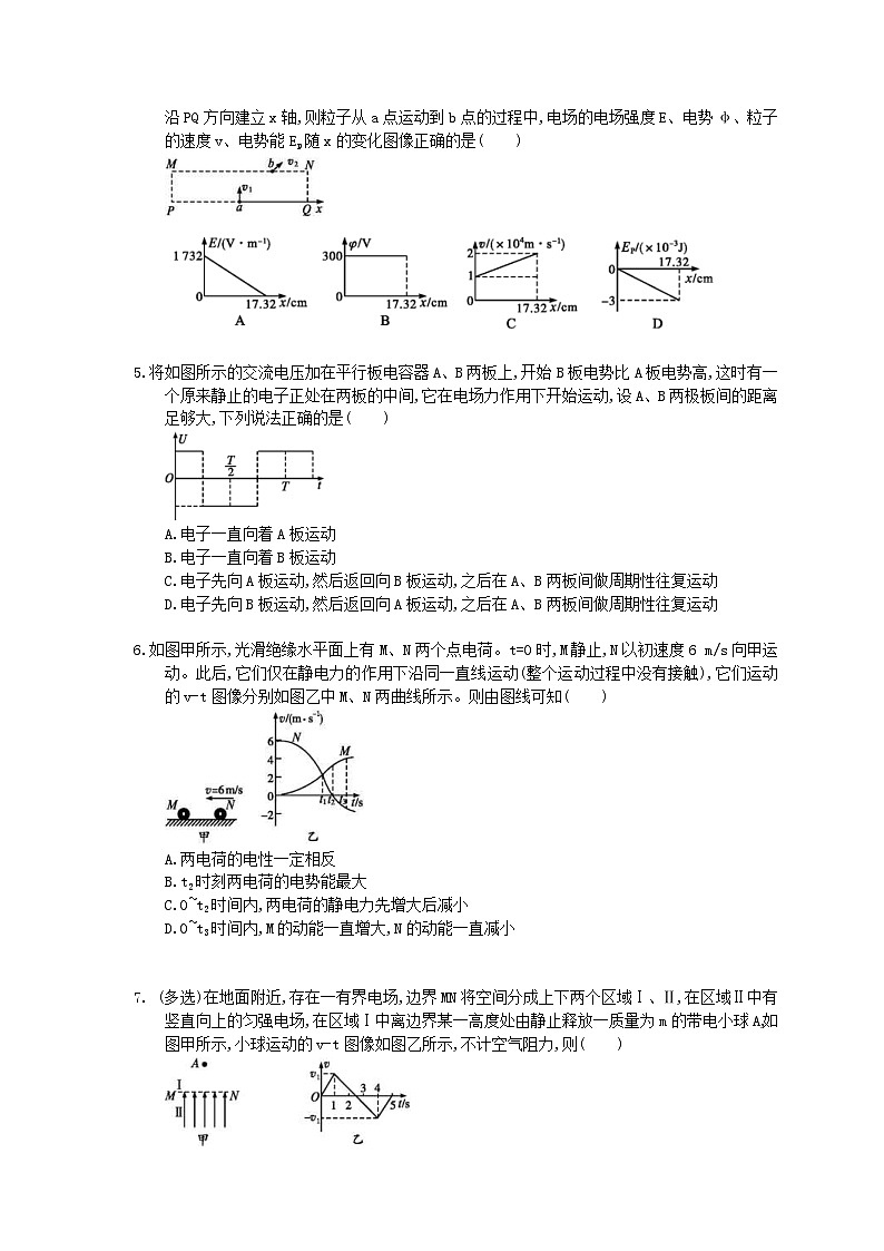 高考物理一轮复习 考点规范练习本22 带电粒子在电场中的综合问题（含答案解析）第2页
