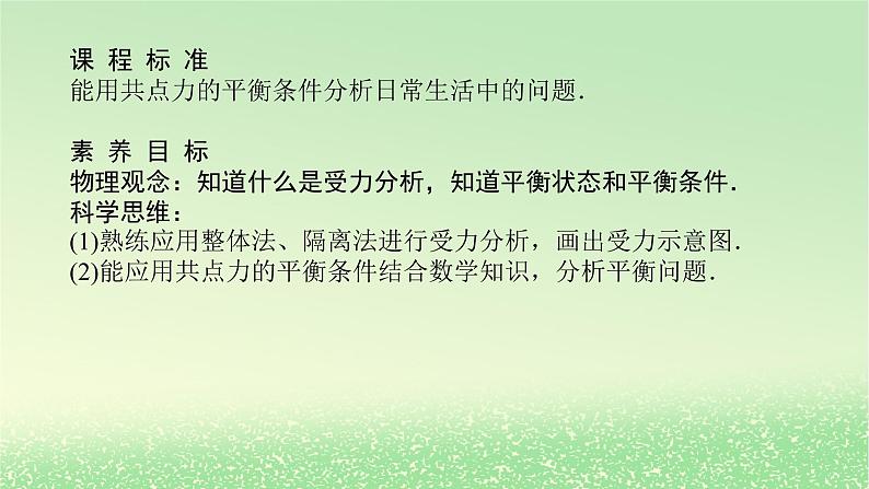 2024版新教材高考物理全程一轮总复习第二章相互作用__力第3讲受力分析共点力的平衡课件02