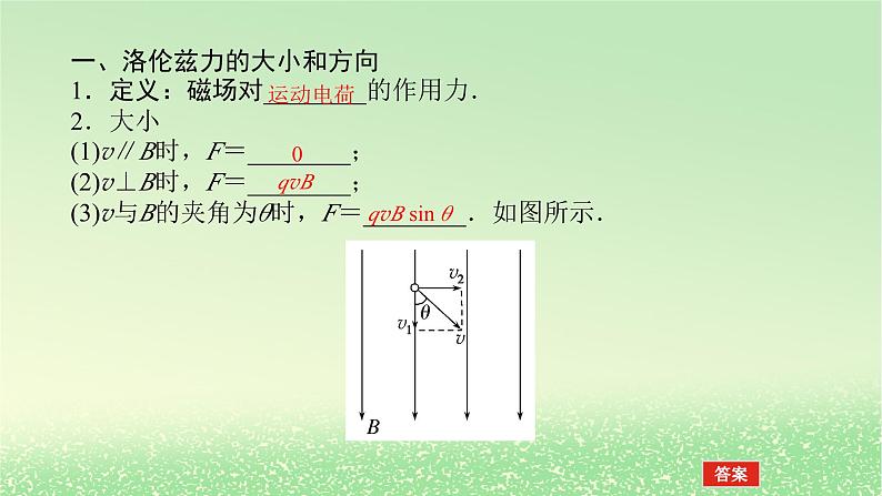 2024版新教材高考物理全程一轮总复习第十一章磁场安培力与洛伦兹力第2讲磁吃运动电荷的作用课件05