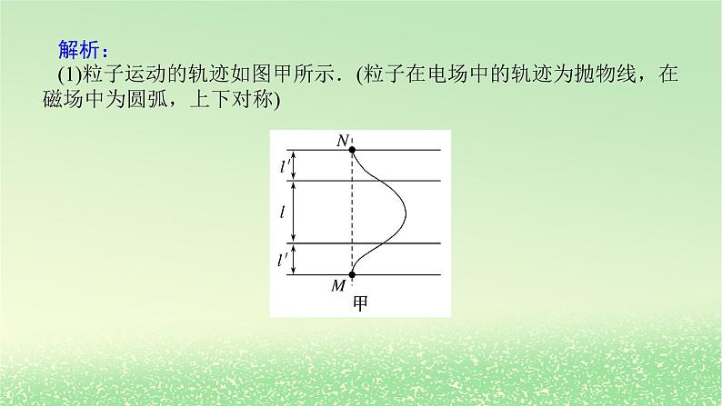 2024版新教材高考物理全程一轮总复习第十一章磁场安培力与洛伦兹力专题强化十带电粒子在组合场中的运动课件06