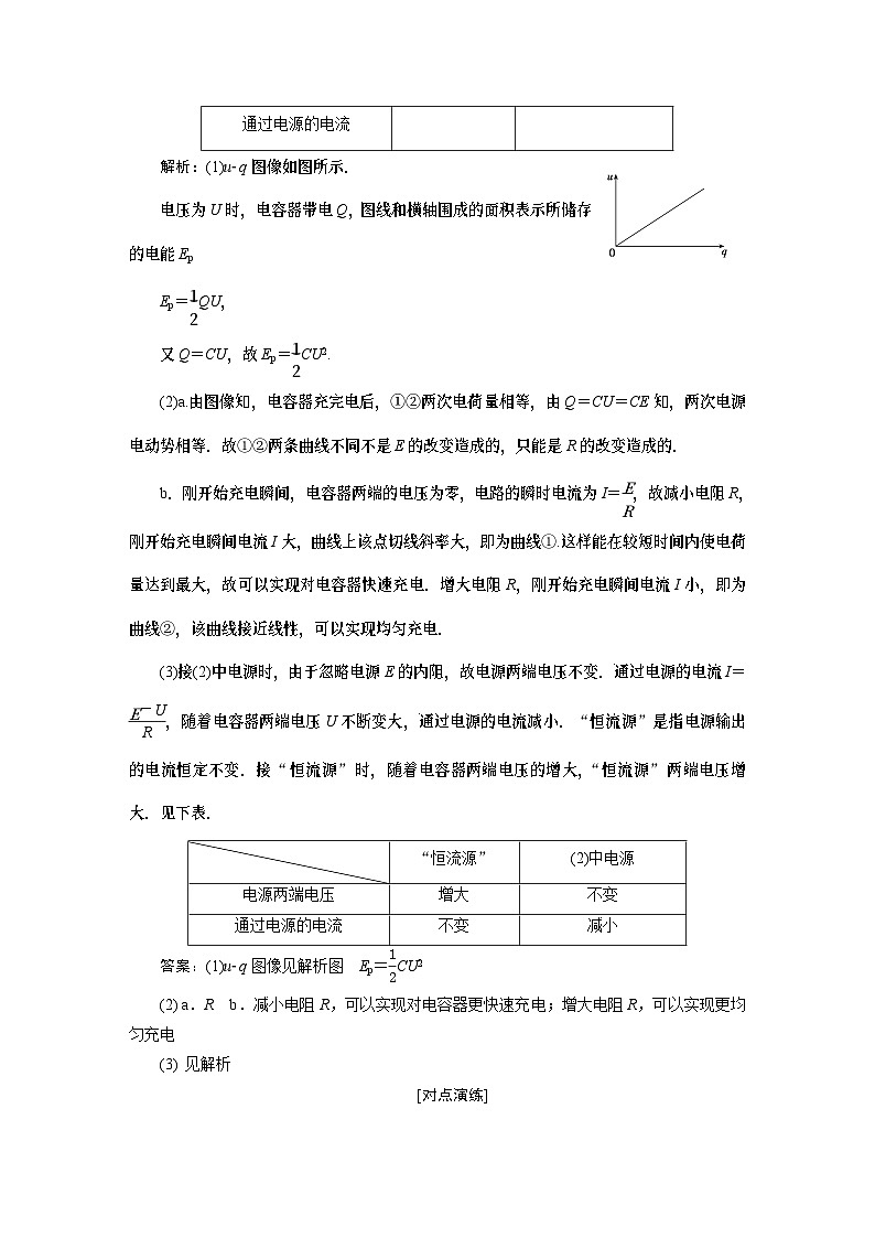 2024年高考物理复习第一轮：创新实验课(09)　观察电容器的充、放电现象 试卷03
