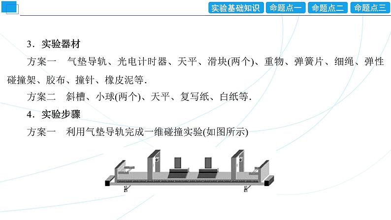 2024年高考物理第一轮复习：创新实验课(08)　验证动量守恒定律课件PPT03