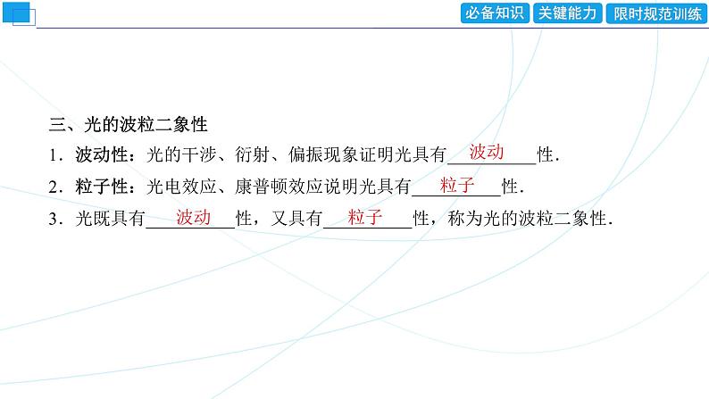 2024年高考物理第一轮复习：第1讲　光电效应　波粒二象性课件PPT08