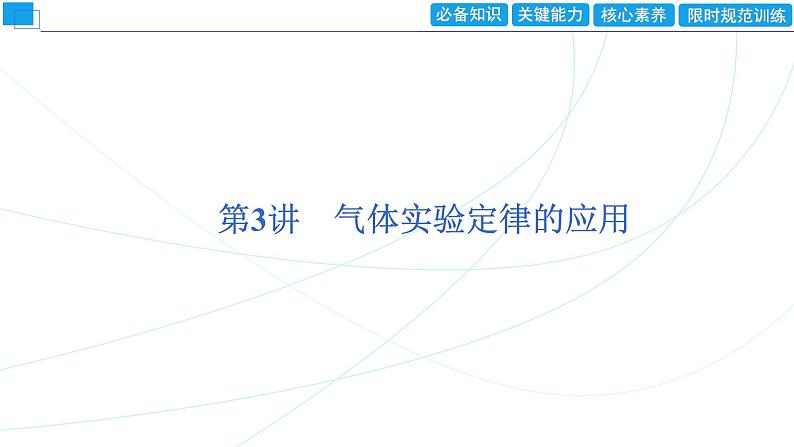 2024年高考物理第一轮复习：第3讲　气体实验定律的应用课件PPT第1页