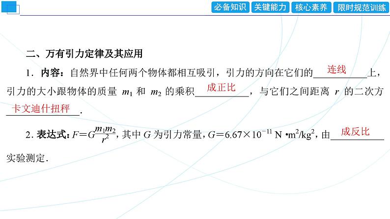 2024年高考物理第一轮复习：第4讲　万有引力定律及其应用　相对论课件PPT05