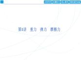 2024年高考物理第一轮复习：第1讲　重力　弹力　摩擦力课件PPT