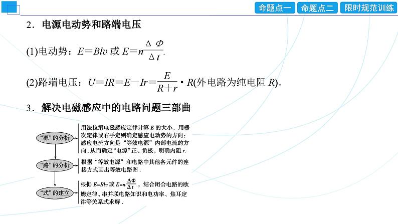 2024年高考物理第一轮复习：专题强化课(11)　电磁感应中的电路和图像问题课件PPT03