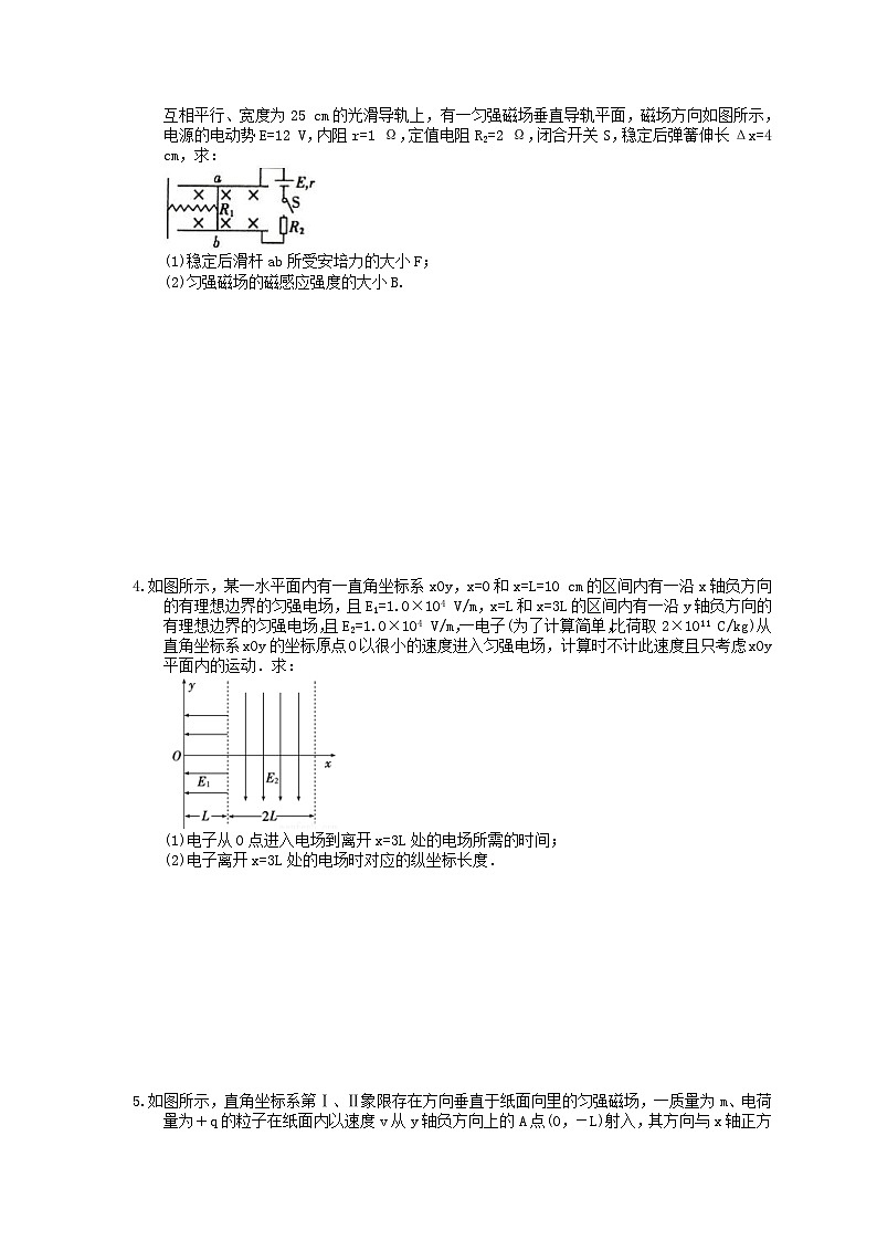 高考物理复习 计算题专练 磁场（含答案解析）第2页
