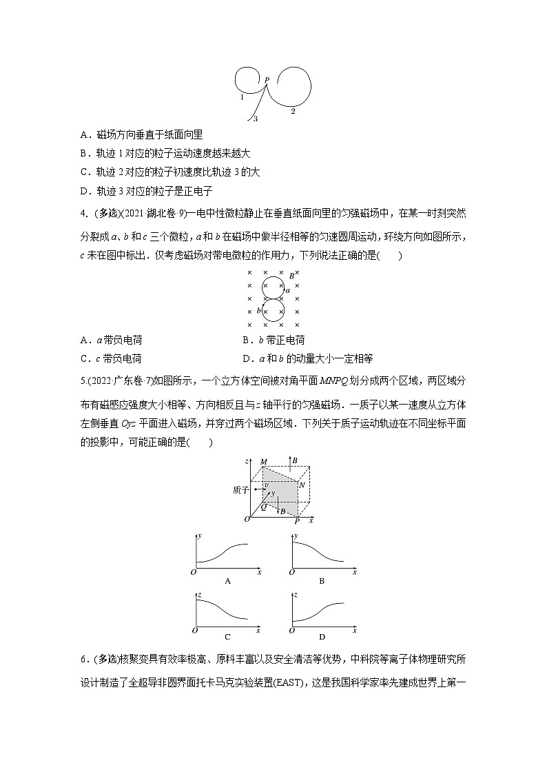 2024届高考物理新一轮复习专题强化试卷：第十一章 第2练　磁场对运动电荷(带电体)的作用第2页