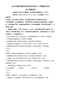 2023湖北省新高考联考协作体高三上学期起点考试物理试题含解析