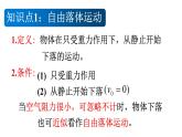 2.4+自由落体运动课件PPT