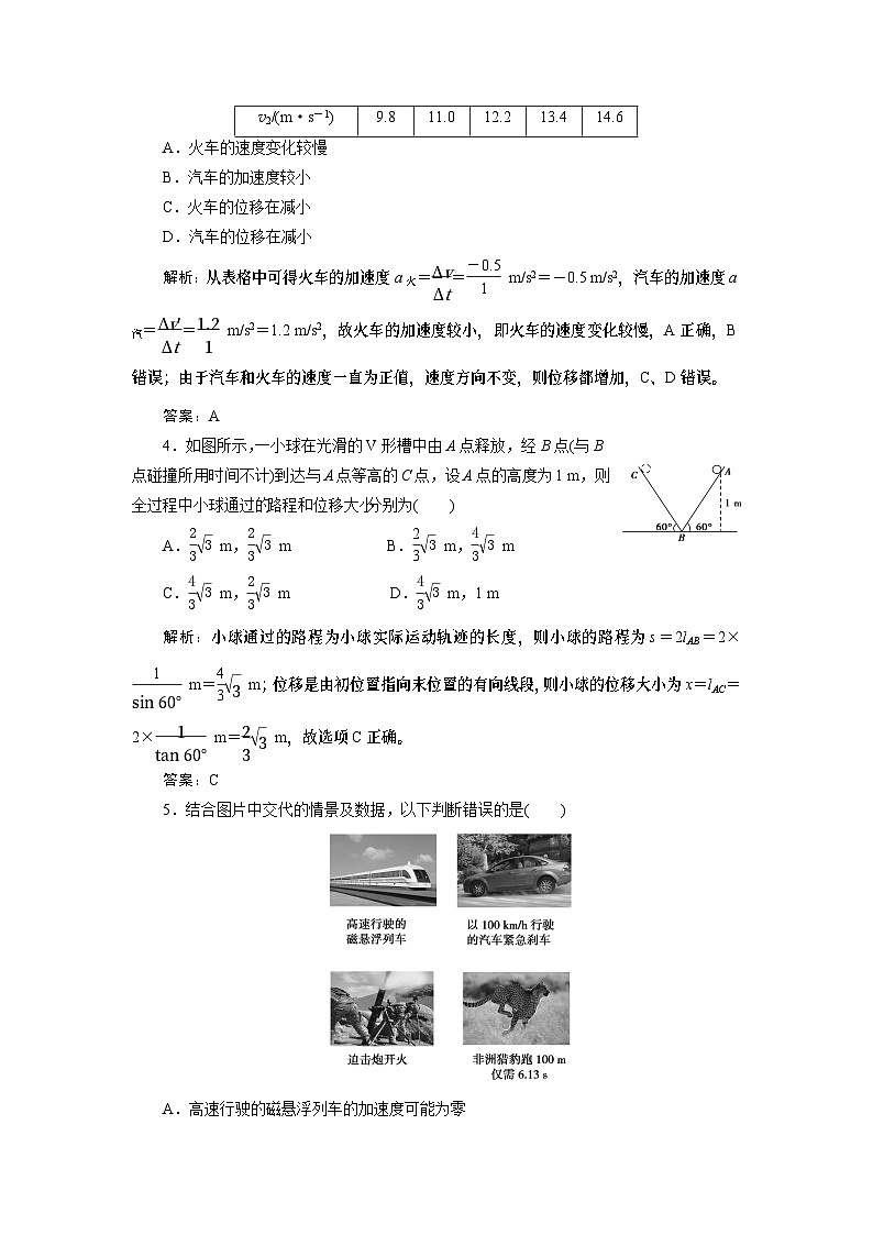 2024年高考物理第一轮复习讲义：第一章 第1讲 运动的描述第2页