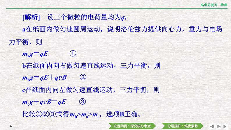 2024年高考物理第一轮复习课件：第十章  专题突破12　带电粒子在叠加场和组合场中的运动06