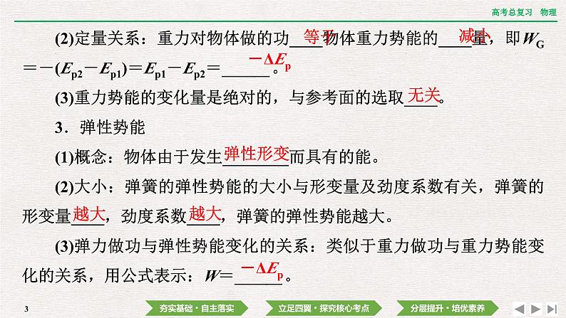2024年高考物理第一轮复习课件：第五章  第3讲　机械能守恒定律及其应用03