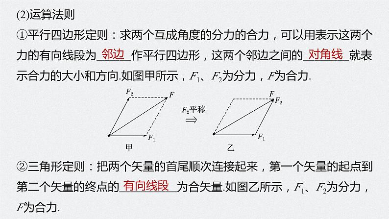 2024届高考物理第一轮复习考点讲义：第二章 第3讲　力的合成与分解课件PPT05