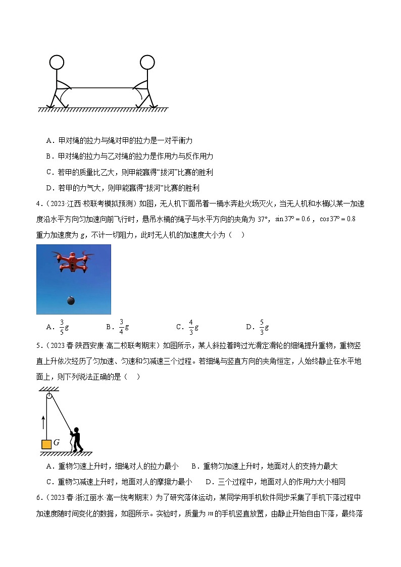 [人教版]物理必修一 4.3《牛顿第二定律》课件+分层练习02