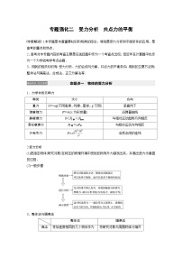 2024届高考物理一轮复习全书完整Word版第二章 专题强化二