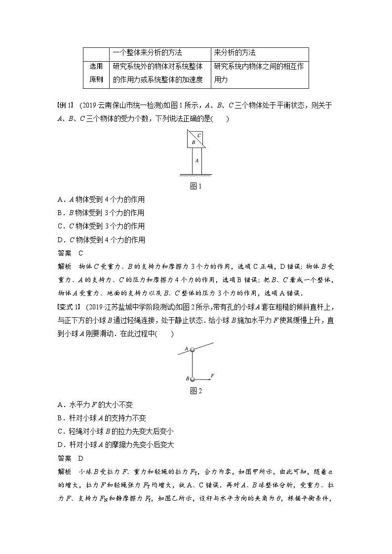 2024届高考物理一轮复习全书完整Word版第二章 专题强化二第2页