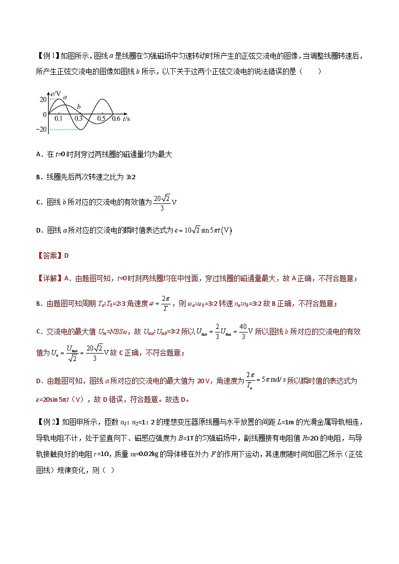 专题66 交变电流的产生和描述（解析版）第2页