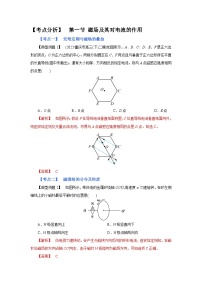 (考点分析) 第一节 磁场及其对电流的作用-2023年高考物理一轮系统复习学思用