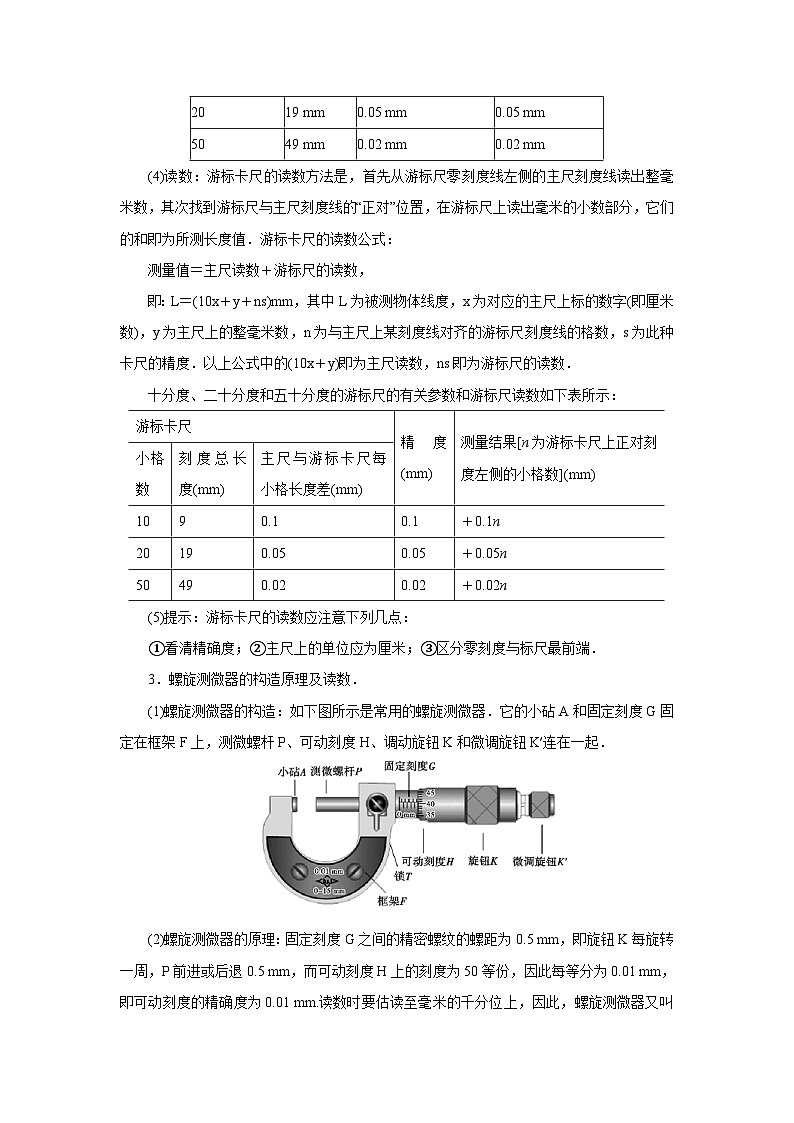 (要点归纳+夯实基础练) 第四节 实验：测定金属的电阻率-2023年高考物理一轮系统复习学思用02