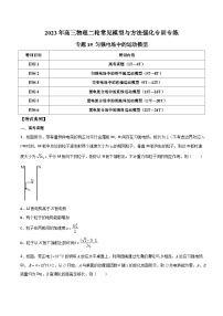 专题19 匀强电场中的运动模型-2023年高三物理二轮常见模型与方法强化专训专练（原卷版）