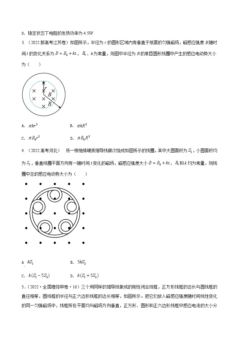 专题18 磁场变化模型-2023年高考物理电磁感应常用模型最新模拟题精练（原卷版）第2页