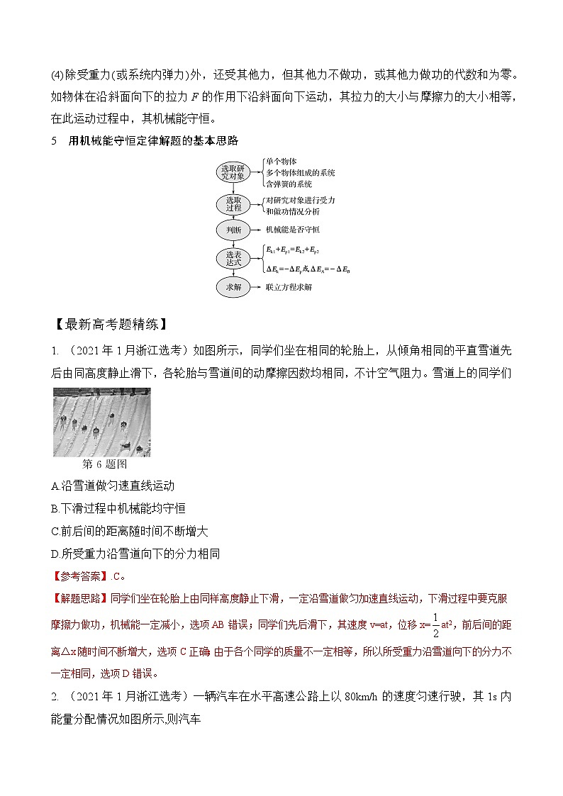 7-5机械能守恒定律（解析版）--2024高考一轮物理复习100考点100讲第3页